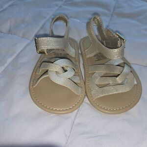 BABY GAP Gold Kids Sandals